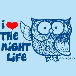 I love the night life owl image