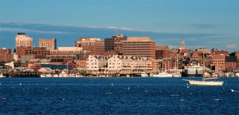 Portland Maine skyline